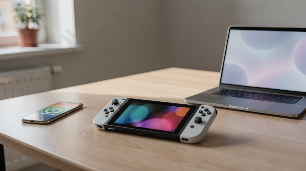 Nintendo Switch OLED: играем с контроллером на iPhone и Mac